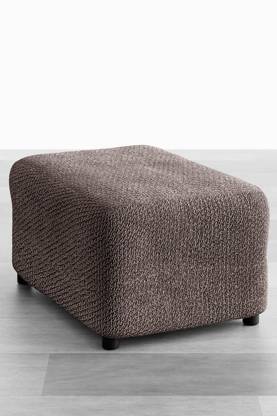 Copertura del pouf Jaz. Colore biancheria 60 - 100 cm